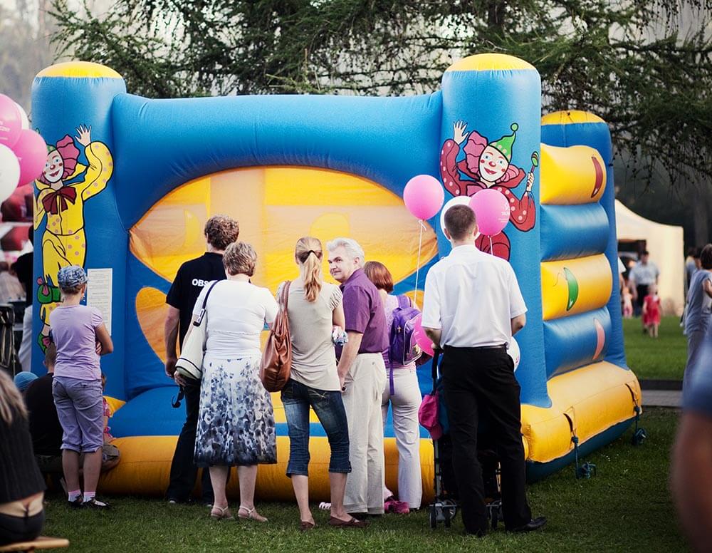 Dmuchane plac zabaw, Organizacja eventów, firma eventowa