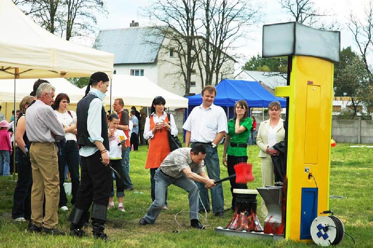 Siłomierz młot - organizacja imprez plenerowych
