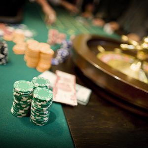 Stół do zabawy w ruletkę z obsługą krupiera - organizacja imprez