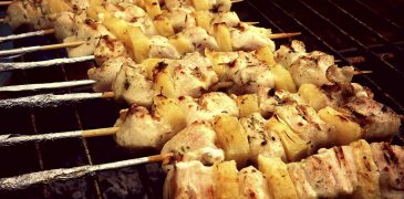 Szaszłyk grillowany, dziecięcy - usługa cateringowa - organizacja imprez